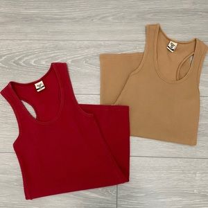 TNA RACERBACK TANK TOPS X2 - BUNDLE